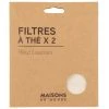 Maisons Du Monde Théières Filtre à Thé Réutilisable (x2) - Lot De 2 -saladiers et coupelles Soldes filtre a the reutilisable x2 1000 9 16 228591 1