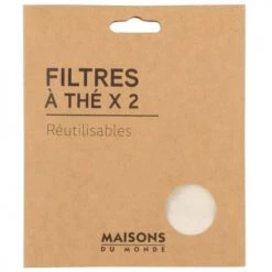 Maisons Du Monde Théières Filtre à Thé Réutilisable (x2) - Lot De 2