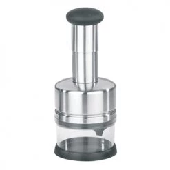 GEFU Découpe Hacheur De Légumes Et De Fines Herbes En Acier Inoxydable Argent