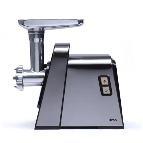 Livoo Découpe Hachoir à Viande Multifonctions En Aluminium Gris 4 Livoo Découpe Hachoir à Viande Multifonctions En Aluminium Gris – Image 2