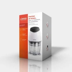 Livoo Découpe Hachoir électrique En Plastique Noir -saladiers et coupelles Soldes hachoir electrique en plastique noir 5