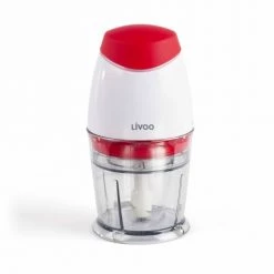 Livoo Découpe Hachoir électrique En Plastique Rouge