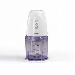 Livoo Découpe Hachoir électrique Multifonction En Acier Inoxydable Blanc