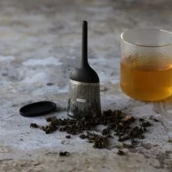 OGO Living Théières Infuseur à Thé Avec Support En Inox Et Silicone -saladiers et coupelles Soldes infuseur a the avec support en inox et silicone 3