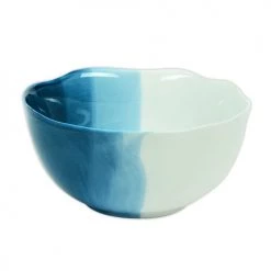 Table Passion Plats, Saladiers Et Coupelles Lot De 3 - Coupelle 20 Cm En Porcelaine Bleu