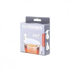 Kikkerland Théières Lot De 4 Porte-sachets De Thé Pecheurs Silicone Blanc -saladiers et coupelles Soldes lot de 4 porte sachets de the pecheurs silicone blanc 5