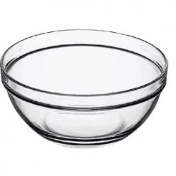Arcoroc Plats, Saladiers Et Coupelles Lot De 6 Bols De Cuisinier En Verre 126 Ml Ø 90 Mm