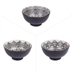 Table Passion Plats, Saladiers Et Coupelles Lot De 6 - Coupelle 11,5 Cm En Porcelaine Décoré