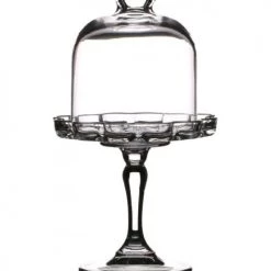 Wadiga Plats, Saladiers Et Coupelles Mini Présentoir à Pâtisserie Sur Pied Avec Cloche