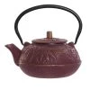 ITEM International Théières Petite Théière Japonaise Bordeaux En Fonte 0,6L -saladiers et coupelles Soldes petite theiere japonaise bordeaux en fonte 0 6l