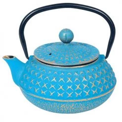 Signes Grimalt Théières Petite Théière Japonaise En Fonte Turquoise 0,6L