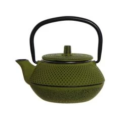 ITEM International Théières Petite Théière Japonaise Verte En Fonte 0,3L -saladiers et coupelles Soldes petite theiere japonaise verte en fonte 0 3l 1