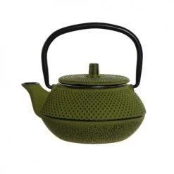ITEM International Théières Petite Théière Japonaise Verte En Fonte 0,3L