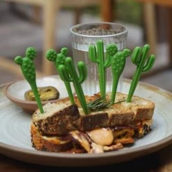 Qualy Design Plats Apéritif Et Accessoires Piques Apéritif Cactus - Lot De 6 -saladiers et coupelles Soldes piques aperitif cactus lot de 6 2