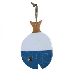 Sensei Maison Planche à Découper Décorative 25 Cm Bleu 25x16x3 Cm