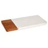 Wadiga Planche à Découper En Acacia Et Marbre Blanc - 30x15x1.3cm -saladiers et coupelles Soldes planche a decouper en acacia et marbre blanc 30x15x1 3cm