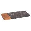 Wadiga Planche à Découper En Acacia Et Marbre Noir - 30x15x1.3cm -saladiers et coupelles Soldes planche a decouper en acacia et marbre noir 30x15x1 3cm
