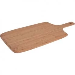Wadiga Planche à Découper En Bambou Avec Poignée 58x28cm