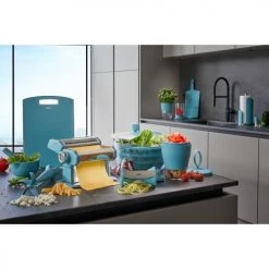 GEFU Planche à Découper En Plastique Bleu -saladiers et coupelles Soldes planche a decouper en plastique bleu 1