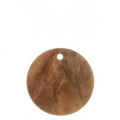 LANADECO Planche A Découper Ronde Bois De Manguier D30cm -saladiers et coupelles Soldes planche a decouper ronde bois de manguier d30cm 1