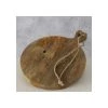 Wadiga Planche à Découper Ronde En Bois De Manguier - Diamètre 23cm -saladiers et coupelles Soldes planche a decouper ronde en bois de manguier diametre 23cm