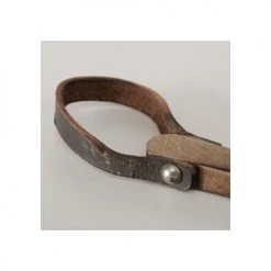 Wadiga Planche à Découper Ronde En Bois De Manguier Et Anse Cuir -saladiers et coupelles Soldes planche a decouper ronde en bois de manguier et anse cuir 3