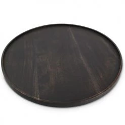 Salt&Pepper Plats, Saladiers Et Coupelles Planche à Servir Bois Noir Ø 35cm