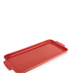 Peugeot Saveurs Vaisselle De Noël Plaque Apéritifs Et Mignardises En Céramique Rouge 40cm