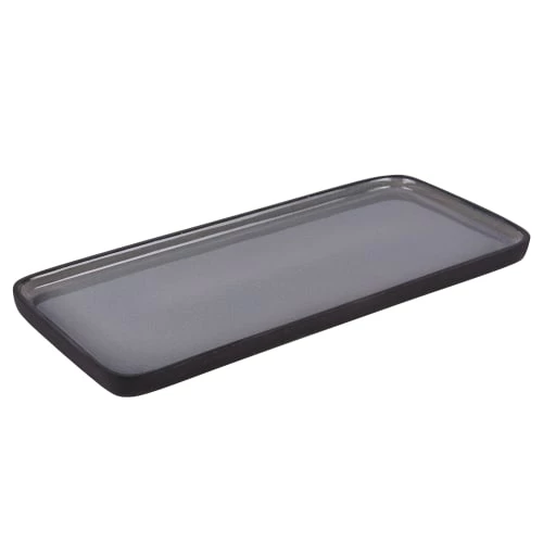 Table Passion Plats, Saladiers Et Coupelles Plat 22x12 Cm En Grès Gris 4 Table Passion Plats, Saladiers Et Coupelles Plat 22x12 Cm En Grès Gris – Image 2