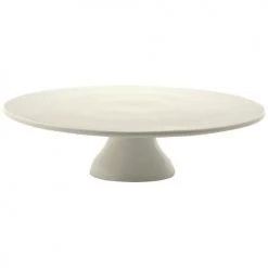 Materiel Chr Pro Plats, Saladiers Et Coupelles Plat à Gâteau Sur Pied En Porcelaine 330 Mm