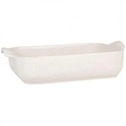 Maisons Du Monde Plats, Saladiers Et Coupelles Plat à Gratin En Grès écru L27