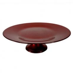 Sibo Homeconcept Plats, Saladiers Et Coupelles Plat à Tarte Sur Pied En Verre Pressé 33 Cm