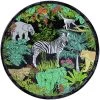 Les Jardins De La Comtesse Plats, Saladiers Et Coupelles Plat De Service Rond En Mélamine Avec Des Motifs Jungle 35,5 Cm -saladiers et coupelles Soldes plat de service rond en melamine avec des motifs jungle 35 5 cm