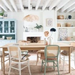 Maisons Du Monde Plats, Saladiers Et Coupelles Plat En Grès Blanc Motif Floral Gris, Vieux Rose Et Bleu Marine -saladiers et coupelles Soldes plat en gres blanc motif floral gris vieux rose et bleu marine 1000 0 11 224978 2