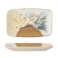 Bloomingville Plats Apéritif Et Accessoires Plat En Grès Multicolore