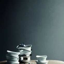 Georg Jensen Plats Apéritif Et Accessoires Plat En Porcelaine Blanche D21cm -saladiers et coupelles Soldes plat en porcelaine blanche d21cm 2