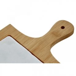 Wadiga Plats, Saladiers Et Coupelles Plateau à Fromages En Bambou Et Marbre Blanc -saladiers et coupelles Soldes plateau a fromages en bambou et marbre blanc 2