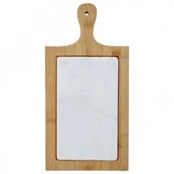 Wadiga Plats, Saladiers Et Coupelles Plateau à Fromages En Bambou Et Marbre Blanc -saladiers et coupelles Soldes plateau a fromages en bambou et marbre blanc 5