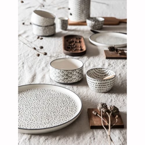 Maisons Du Monde Vaisselle De Noël Plateau Apéritif En Bambou 5 Bols En Faïence 4 Maisons Du Monde Vaisselle De Noël Plateau Apéritif En Bambou 5 Bols En Faïence – Image 3