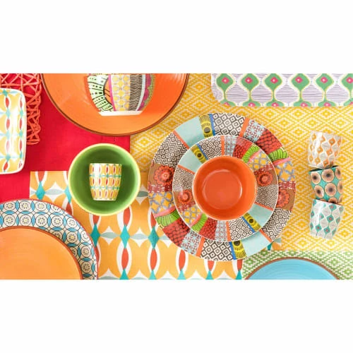Maisons Du Monde Plats Apéritif Et Accessoires Plateau Apéritif En Faïence Multicolore 7 Maisons Du Monde Plats Apéritif Et Accessoires Plateau Apéritif En Faïence Multicolore – Image 5