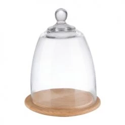 APS Plats, Saladiers Et Coupelles Plateau En Bois Avec Couvercle En Verre