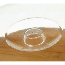 Wadiga Plats, Saladiers Et Coupelles Plateau Fromage Bambou Rond Et Cloche Acrylique -saladiers et coupelles Soldes plateau fromage bambou rond et cloche acrylique 3