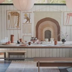 OYOY Living Design Plats, Saladiers Et Coupelles Plateau Marron Grès Ø27xH9cm -saladiers et coupelles Soldes plateau marron gres oe27xh9cm 1