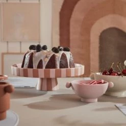 OYOY Living Design Plats, Saladiers Et Coupelles Plateau Marron Grès Ø27xH9cm -saladiers et coupelles Soldes plateau marron gres oe27xh9cm 3