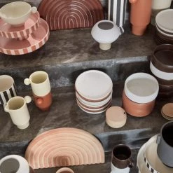 OYOY Living Design Plats, Saladiers Et Coupelles Plateau Marron Grès Ø27xH9cm -saladiers et coupelles Soldes plateau marron gres oe27xh9cm 5