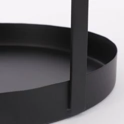 Mica Decorations Plats, Saladiers Et Coupelles Présentoir 2 Plateaux En Métal Noir -saladiers et coupelles Soldes presentoir 2 plateaux en metal noir 3