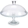 Pasabahce Plats, Saladiers Et Coupelles Présentoir à Gâteau Sur Pied En Verre Transparent Avec Cloche -saladiers et coupelles Soldes presentoir a gateau sur pied en verre transparent avec cloche