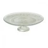 Wadiga Plats, Saladiers Et Coupelles Présentoir à Gâteau Sur Pied Rond En Verre 25x25x7cm -saladiers et coupelles Soldes presentoir a gateau sur pied rond en verre 25x25x7cm