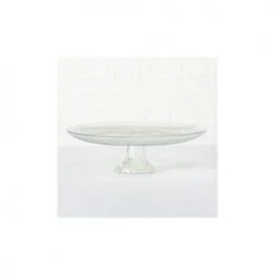 Wadiga Plats, Saladiers Et Coupelles Présentoir à Gâteau Sur Pied Rond En Verre 25x25x7cm -saladiers et coupelles Soldes presentoir a gateau sur pied rond en verre 25x25x7cm 2