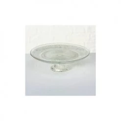 Wadiga Plats, Saladiers Et Coupelles Présentoir à Gâteau Sur Pied Rond En Verre 25x25x7cm -saladiers et coupelles Soldes presentoir a gateau sur pied rond en verre 25x25x7cm 5